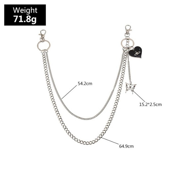 Waist Chain Hip Hop Fashion Jewelry Metal - Picture 6 of 6